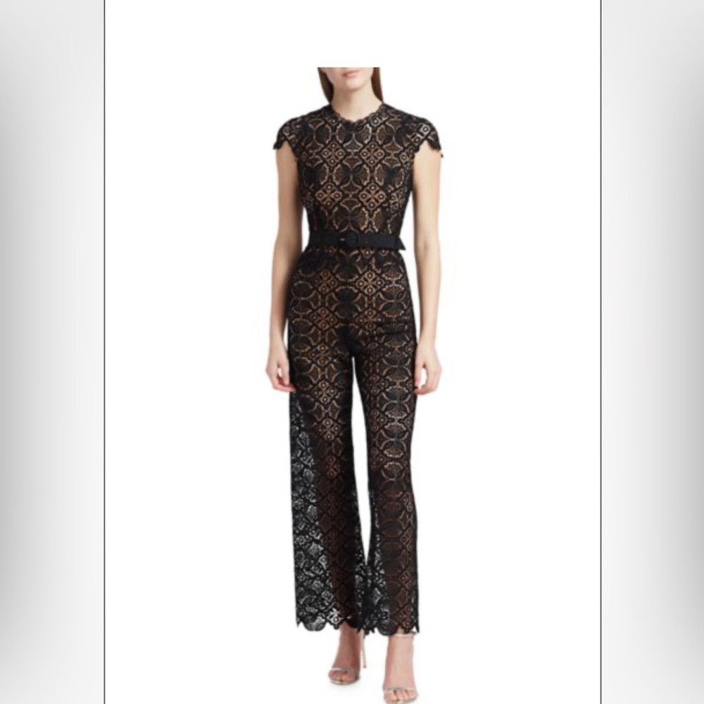 Emma Guipure Lace Jumpsuit Size 8